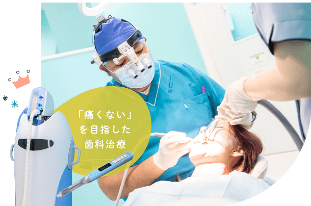 「痛くない」を目指した歯科治療
